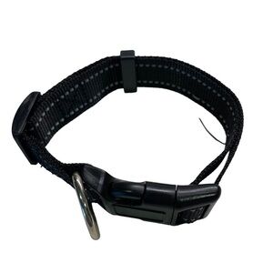 ❤️❤️LAST CHANCE ❤️❤️ Black dog collar fits 12”-17” neck 1” wide